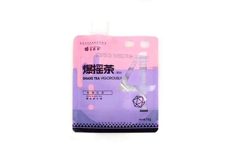 FRUIT MEET TEA SHAKE MILK TEA VIGOROUSLY ROSE BLACK TEA 18G